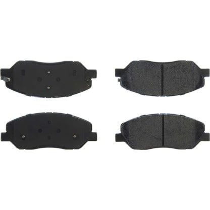 Centric Parts Disc Brake Pad Set Posi Quiet Extended Wear with Shims and Hardware for 2007-2009 Hyundai Entourage, 2007-2016 Santa Fe