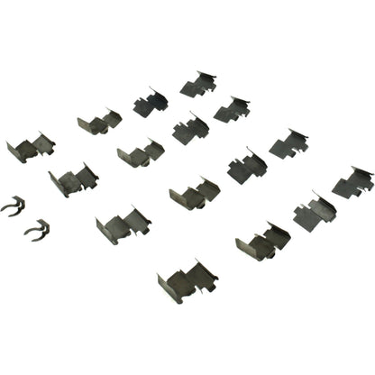 Centric Parts Disc Brake Pad Set Posi Quiet Extended Wear with Shims and Hardware for Freightliner FL360 2012-2010 106.12650