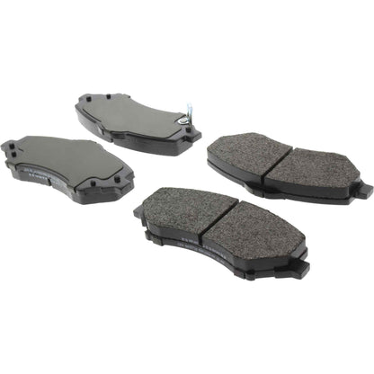 Centric Parts Disc Brake Pad Set Posi Quiet Extended Wear with Shims and Hardware for 2008-2016 Chrysler Town & Country, Dodge Grand Caravan, Jeep Wrangler 106.12730