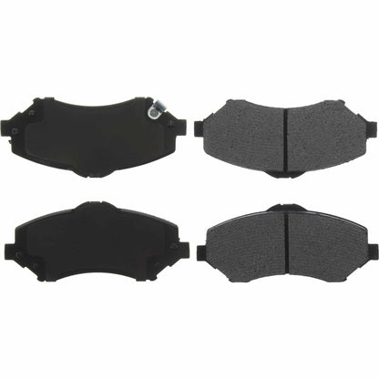 Centric Parts Disc Brake Pad Set Posi Quiet Extended Wear with Shims and Hardware for 2008-2016 Chrysler Town & Country, Dodge Grand Caravan, Jeep Wrangler 106.12730