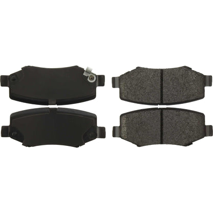 Centric Parts Disc Brake Pad Set Posi Quiet Extended Wear with Shims and Hardware for Dodge Nitro 2007-2011 Jeep Liberty 2008-2013 Wrangler 2007-2017 Wrangler JK 2018 106.12740