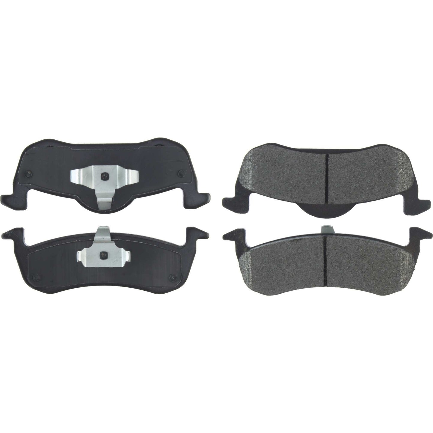 Centric Parts Disc Brake Pad Set Posi Quiet Extended Wear with Shims and Hardware for 2007-2017 Ford Expedition, 2013-2019 Lincoln MKT, 2007-2017 Navigator 106.12790