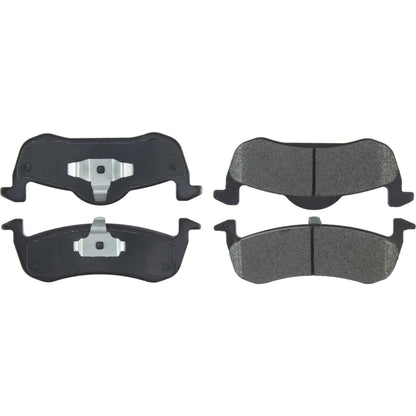 Centric Parts Disc Brake Pad Set Posi Quiet Extended Wear with Shims and Hardware for 2007-2017 Ford Expedition, 2013-2019 Lincoln MKT, 2007-2017 Navigator 106.12790