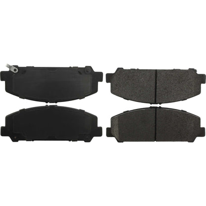 Centric Parts Disc Brake Pad Set Posi Quiet Extended Wear with Shims and Hardware for 2010-2005 Infiniti QX56 2011-2006 Nissan Armada 2010-2007 Titan 106.12860