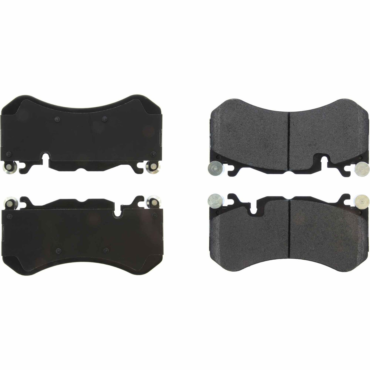 Centric Parts Disc Brake Pad Set Posi Quiet Extended Wear with Shims and Hardware for Audi RS7, Mercedes-Benz AMG GT, AMG GT 53/63/63 S, AMG GT C/R, AMG GT R Pro, AMG GT S, C63 AMG, C63 AMG S 106.12910