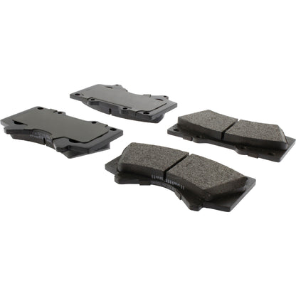 Centric Parts Disc Brake Pad Set Posi Quiet Extended Wear with Shims and Hardware for 2008-2013 Lexus LX570 Toyota Land Cruiser Sequoia Tundra 106.13030