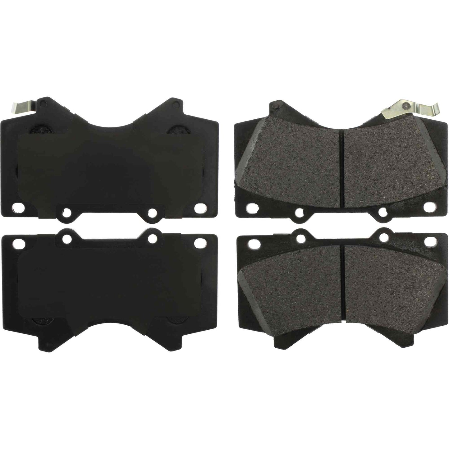 Centric Parts Disc Brake Pad Set Posi Quiet Extended Wear with Shims and Hardware for 2008-2013 Lexus LX570 Toyota Land Cruiser Sequoia Tundra 106.13030