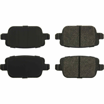 Centric Parts Disc Brake Pad Set Posi Quiet Extended Wear with Shims and Hardware for 2008-2012 Land Rover LR2 106.13141