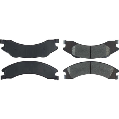 Centric Parts Disc Brake Pad Set Posi Quiet Extended Wear with Shims for 2008-2011 Ford E-150 Econoline 106.13290