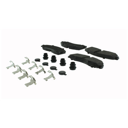 Centric Parts Disc Brake Pad Set Posi Quiet Extended Wear with Shims and Hardware for 2008-2011 Ford E-450 Super Duty 106.13300