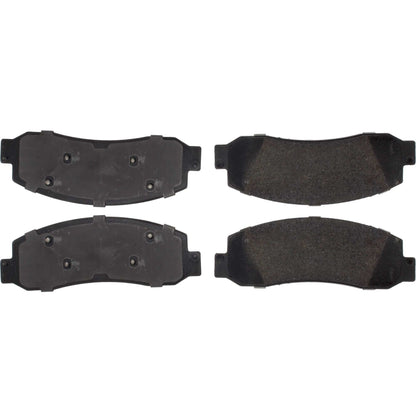 Centric Parts Disc Brake Pad Set Posi Quiet Extended Wear with Shims and Hardware for 2010-2013 Ford F-250 Super Duty, 2010-2012 Ford F-350 Super Duty 106.13330