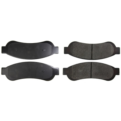 Centric Parts Disc Brake Pad Set Posi Quiet Extended Wear with Shims and Hardware for Ford F-250 Super Duty 2013-2011, F-350 2012-2011, F-350 Super Duty 2012-2008, F-450 Super Duty 2012-2010 106.13340