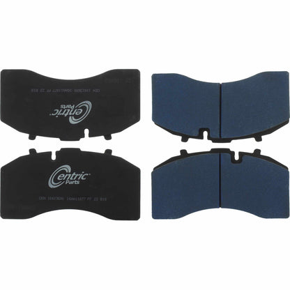 Centric Parts Disc Brake Pad Set Heavy Duty 23K with Positive Molding for 2022-2018 American Coach, Blue Bird, Vision School Bus 106.13690