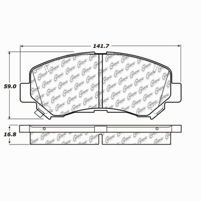 Centric Parts Disc Brake Pad Set 106.13740