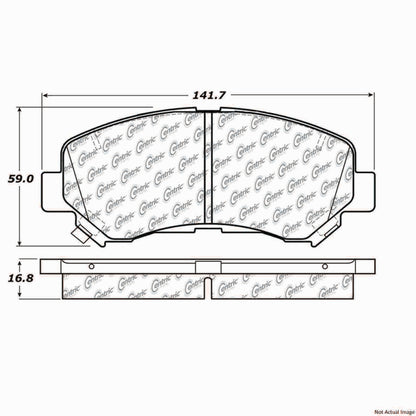 Centric Parts Disc Brake Pad Set 106.13740