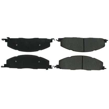 Centric Parts Disc Brake Pad Set Posi Quiet Extended Wear with Shims and Hardware for 2010-2009 Dodge Ram 2500 3500 4000 2018-2011 106.14000