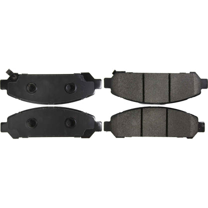 Centric Parts Disc Brake Pad Set Posi Quiet Extended Wear with Shims and Hardware for 2009-2016 Toyota Venza 106.14010