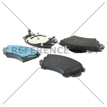Centric Parts Disc Brake Pad Set Posi Quiet Extended Wear with Shims and Hardware for 2016-2017 Buick Regal 106.14040