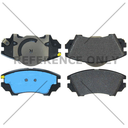 Centric Parts Disc Brake Pad Set Posi Quiet Extended Wear with Shims and Hardware for 2016-2017 Buick Regal 106.14040