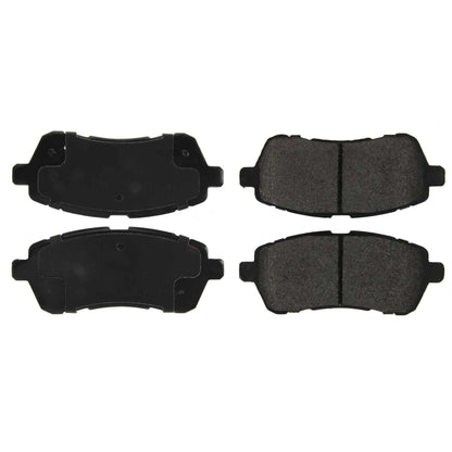 Centric Parts Disc Brake Pad Set Posi Quiet Extended Wear with Shims and Hardware for 2011-2019 Ford Fiesta 2013-2015 Suzuki Swift 106.14540