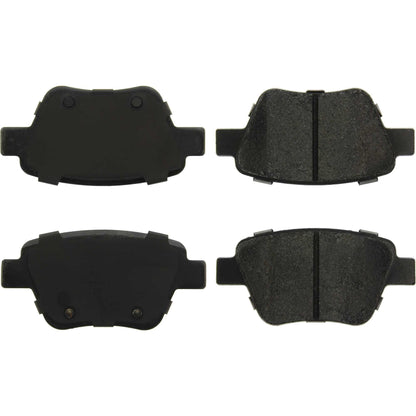 Centric Parts Disc Brake Pad Set Posi Quiet Extended Wear with Shims for 2005-2012 Audi A3 106.14560