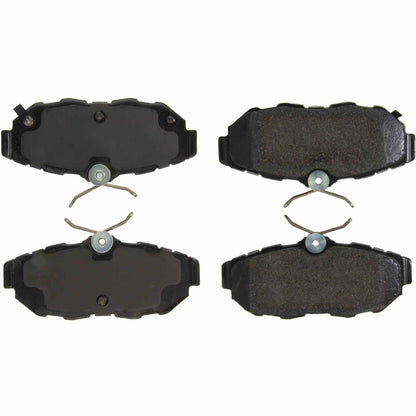 Centric Parts Disc Brake Pad Set Posi Quiet Extended Wear with Shims and Hardware for 2011-2014 Ford Mustang 106.14650