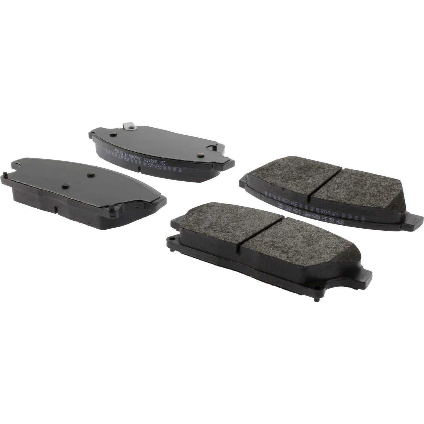 Centric Parts Disc Brake Pad Set Posi Quiet Extended Wear with Shims and Hardware 106.14670