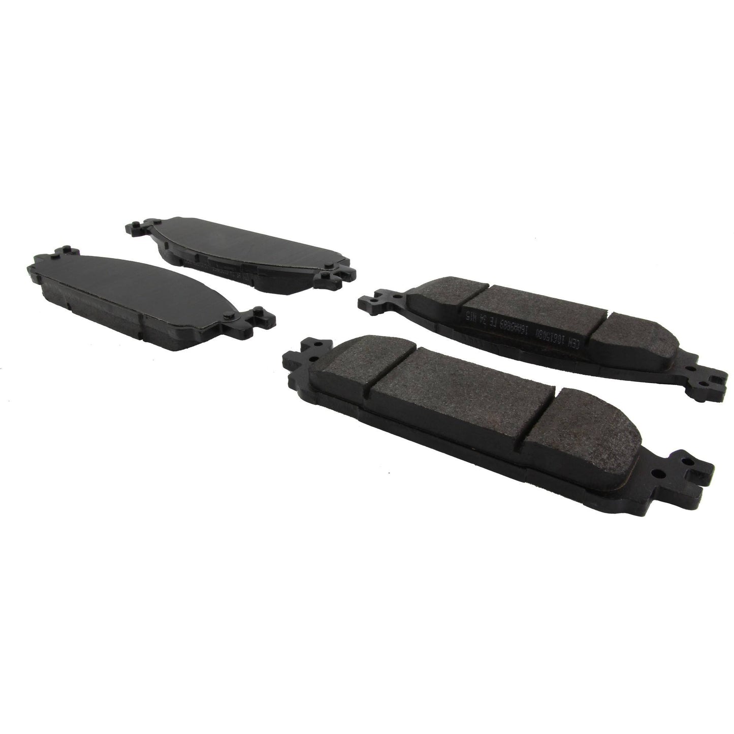 Centric Parts Disc Brake Pad Set Posi Quiet Extended Wear Shims Hardware for 2011-2019 Ford Explorer Flex Taurus Lincoln MKS MKT 106.15080