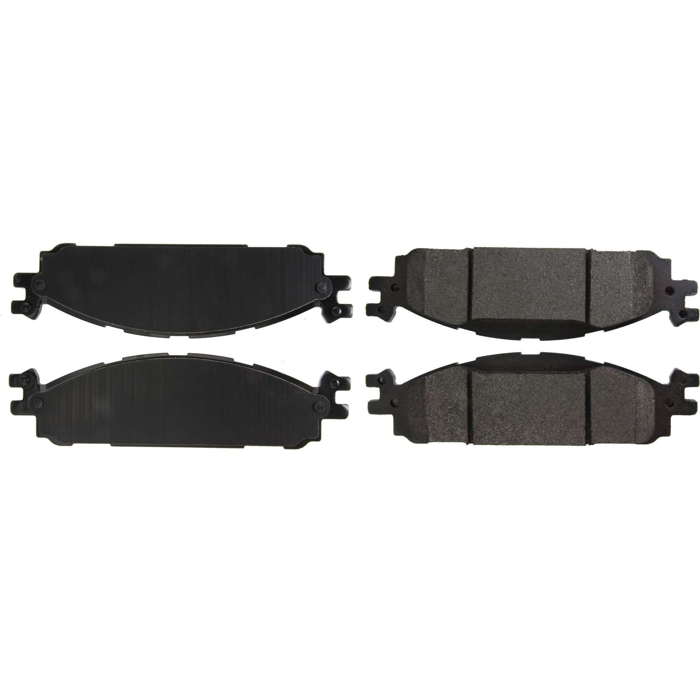 Centric Parts Disc Brake Pad Set Posi Quiet Extended Wear Shims Hardware for 2011-2019 Ford Explorer Flex Taurus Lincoln MKS MKT 106.15080