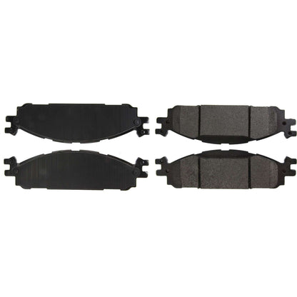 Centric Parts Disc Brake Pad Set Posi Quiet Extended Wear Shims Hardware for 2011-2019 Ford Explorer Flex Taurus Lincoln MKS MKT 106.15080