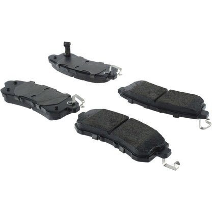 Centric Parts Disc Brake Pad Set Posi Quiet Extended Wear with Shims and Hardware for 2011-2013 Infiniti QX56, 2014-2020 Infiniti QX80, 2017-2022 Nissan Armada 106.15100