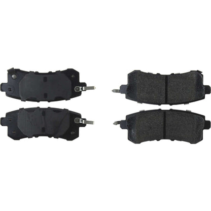 Centric Parts Disc Brake Pad Set Posi Quiet Extended Wear with Shims and Hardware for 2011-2013 Infiniti QX56, 2014-2020 Infiniti QX80, 2017-2022 Nissan Armada 106.15100