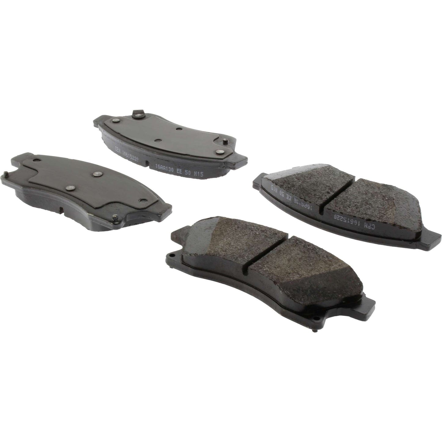 Centric Parts Disc Brake Pad Set Posi Quiet Extended Wear with Shims and Hardware for 2010-2017 Chevrolet Cruze 106.15220