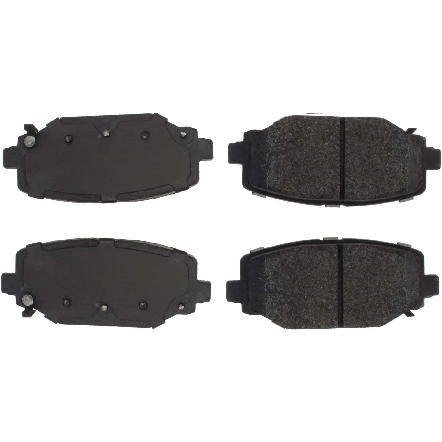 Centric Parts Disc Brake Pad Set Posi Quiet Extended Wear with Shims and Hardware for 2016-2012 Chrysler Town & Country, 2020-2012 Dodge Grand Caravan, Journey, Ram C/V, Volkswagen Routan 106.15960