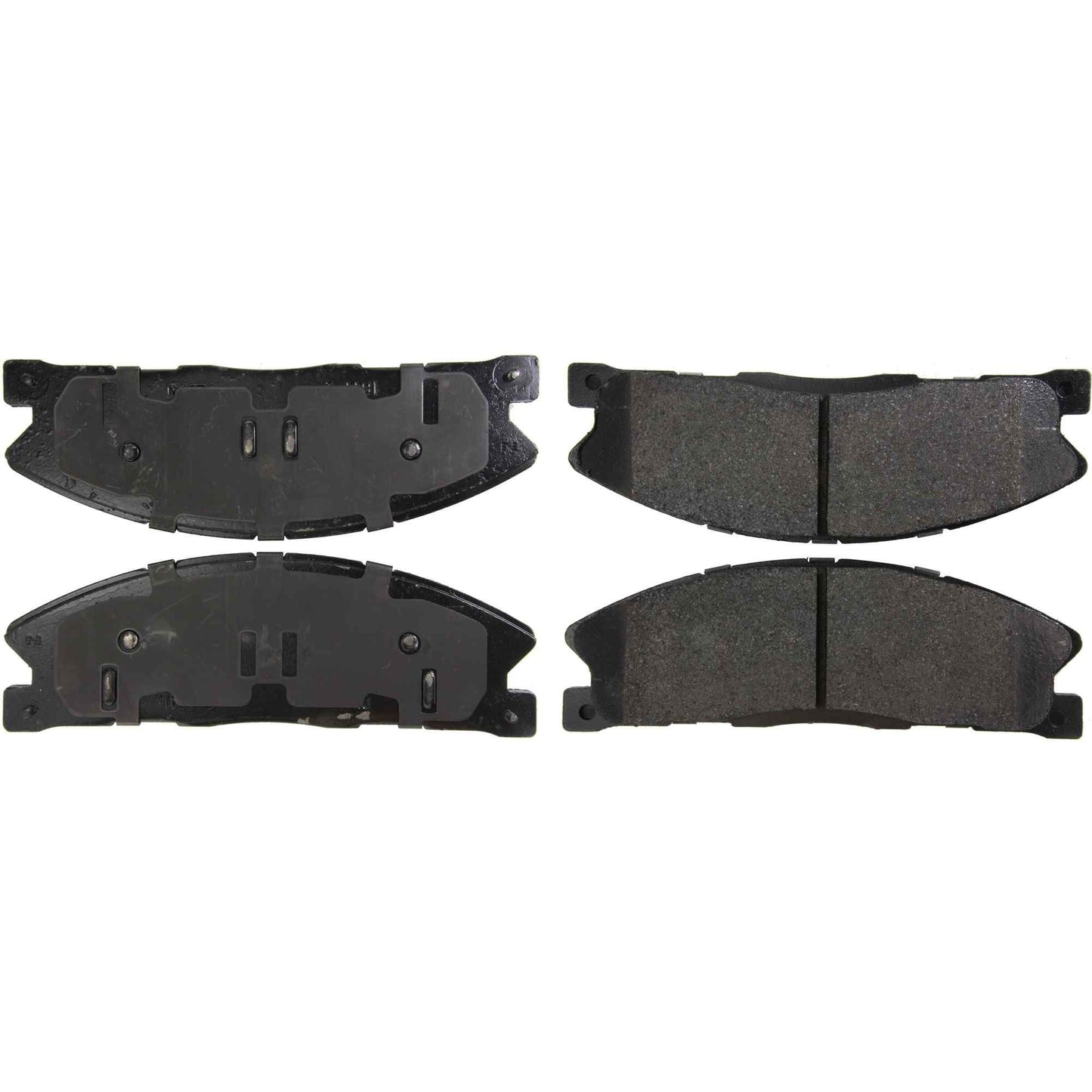 Centric Parts Disc Brake Pad Set Posi Quiet Extended Wear with Shims and Hardware for 2013-2019 Ford Explorer, Flex, Police Interceptor, Taurus, Lincoln MKS/MKT