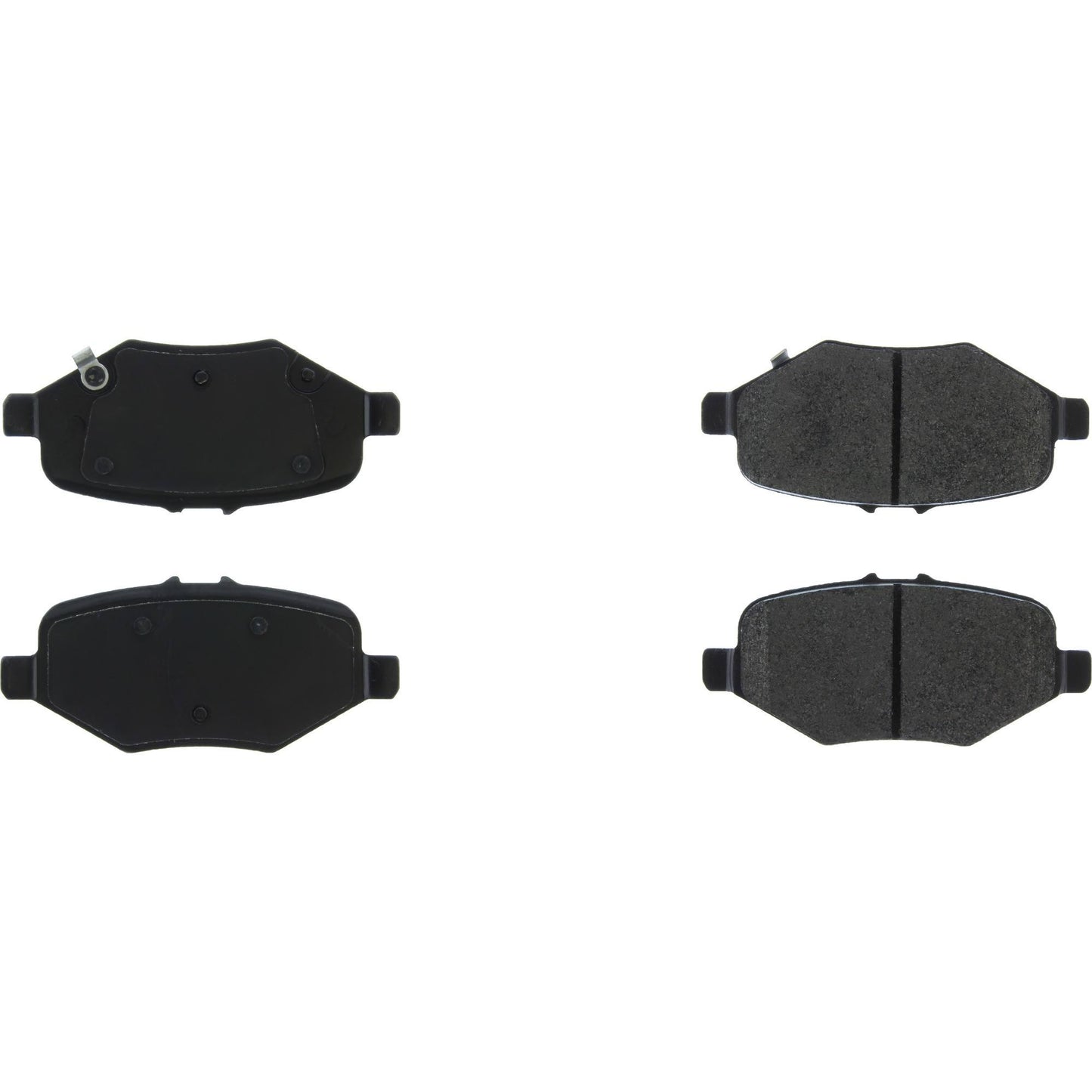 Centric Parts Disc Brake Pad Set Long wearing Semi-Metallic friction formula with Posi Quiet technology for 106.16120