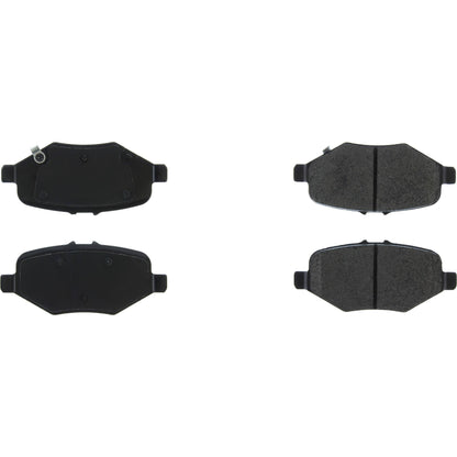 Centric Parts Disc Brake Pad Set Long wearing Semi-Metallic friction formula with Posi Quiet technology for 106.16120