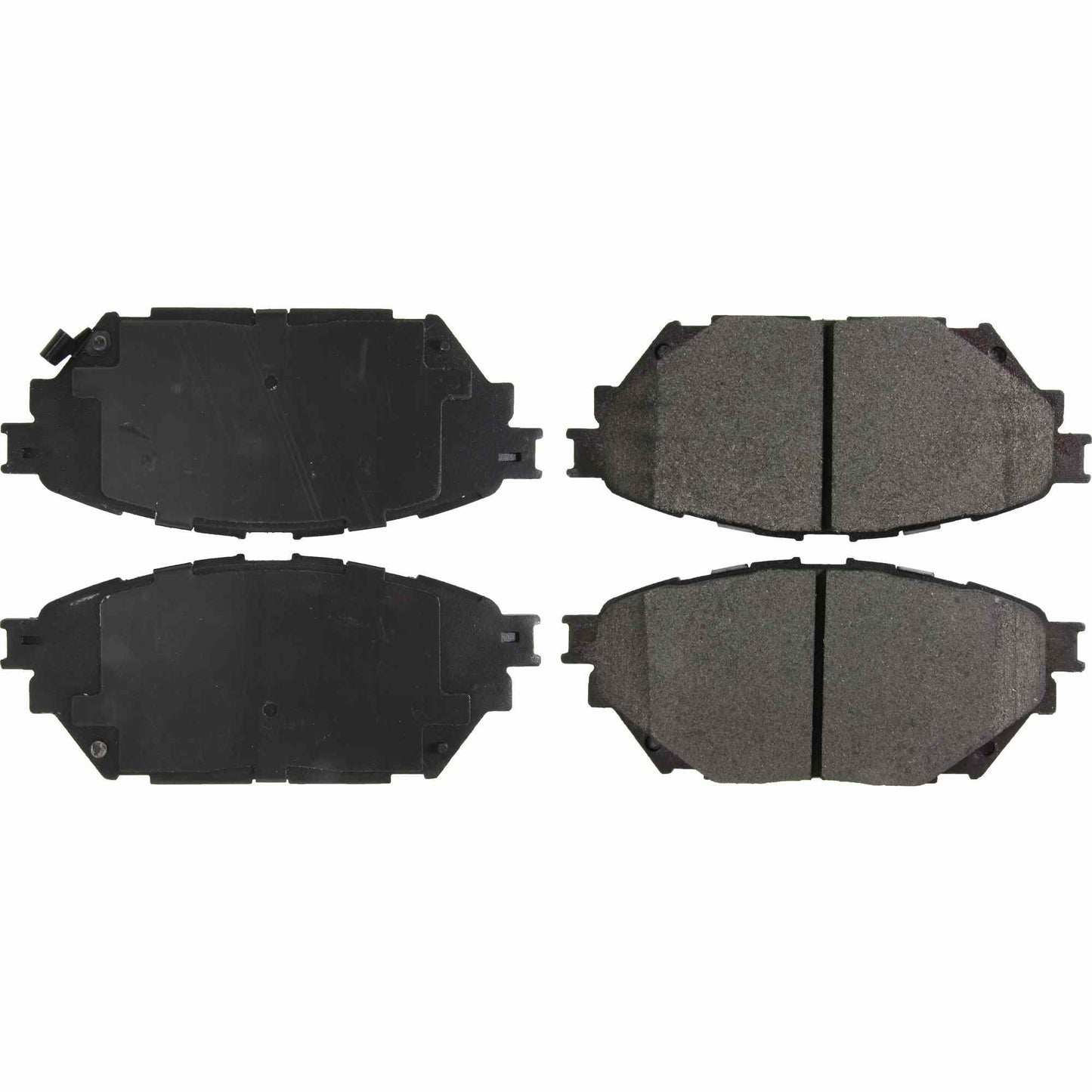 Centric Parts Disc Brake Pad Set Long wearing Semi-Metallic friction formula with noise elimination 106.16820