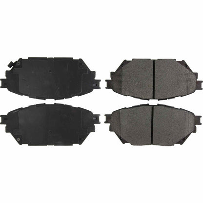 Centric Parts Disc Brake Pad Set Long wearing Semi-Metallic friction formula with noise elimination 106.16820