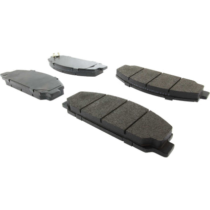 Centric Parts Disc Brake Pad Set Long wearing Semi-Metallic friction formula with 100% shimmed and scorched for easy bed-in 106.16830