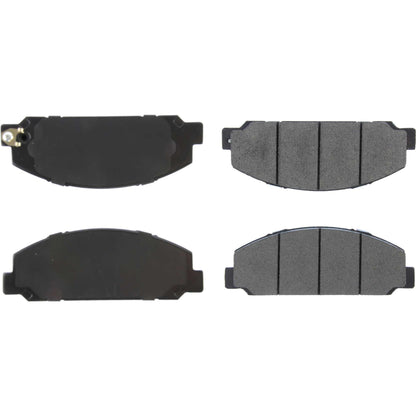 Centric Parts Disc Brake Pad Set Long wearing Semi-Metallic friction formula with 100% shimmed and scorched for easy bed-in 106.16830