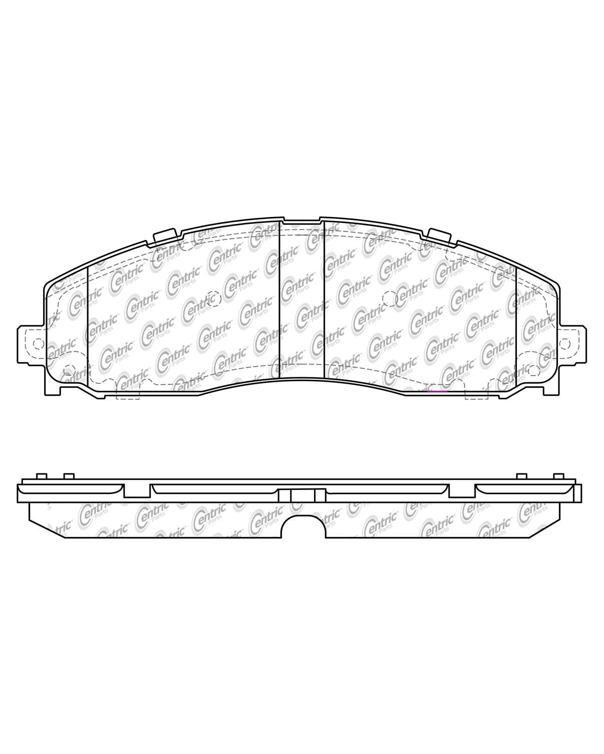 Centric Parts Disc Brake Pad Set with Posi Quiet 106.16910