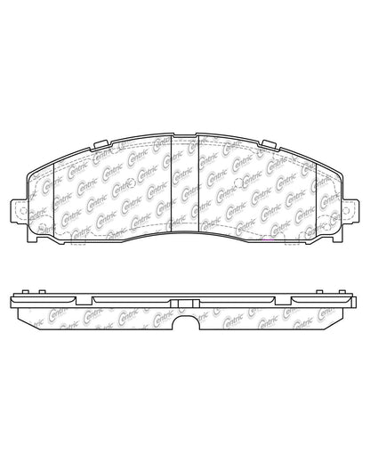 Centric Parts Disc Brake Pad Set with Posi Quiet 106.16910