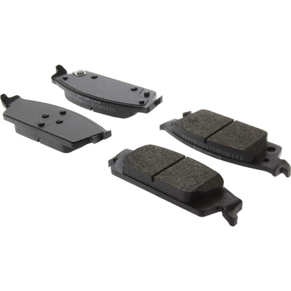 Centric Parts Disc Brake Pad Set Long wearing Semi-Metallic friction formula with Posi Quiet technology for 106.17070