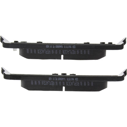 Centric Parts Disc Brake Pad Set Long wearing Semi-Metallic friction formula with Posi Quiet technology for 106.17070