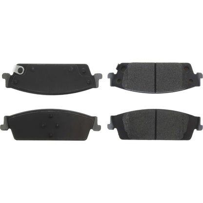 Centric Parts Disc Brake Pad Set Long wearing Semi-Metallic friction formula with Posi Quiet technology for 106.17070