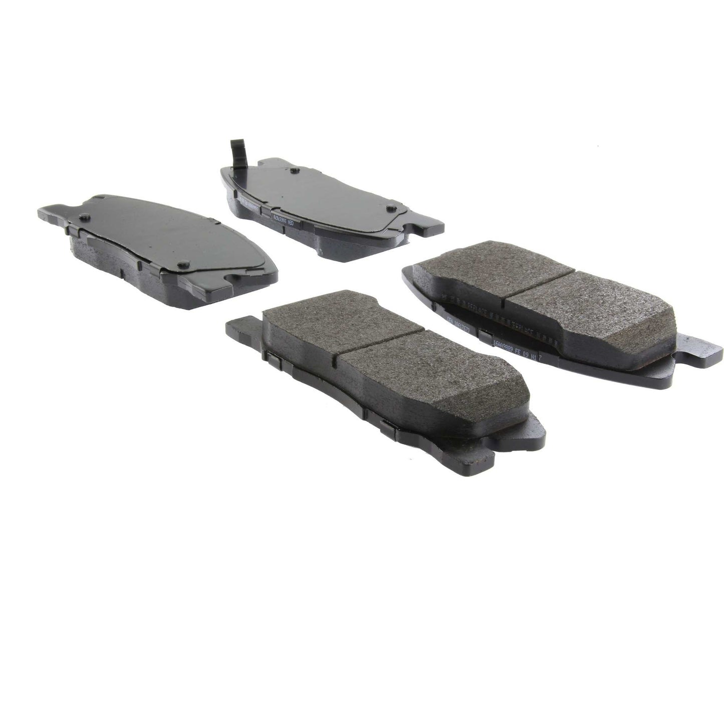 Centric Parts Disc Brake Pad Set with Semi-Metallic Friction for 106.17670