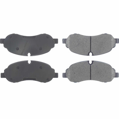 Centric Parts Disc Brake Pad Set with Semi-Metallic Friction