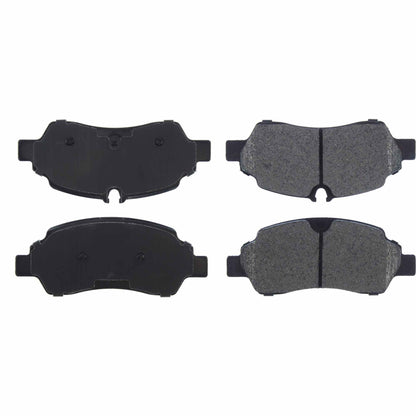 Centric Parts Disc Brake Pad Set Long wearing Semi-Metallic friction formula with noise and vibration elimination 106.17750