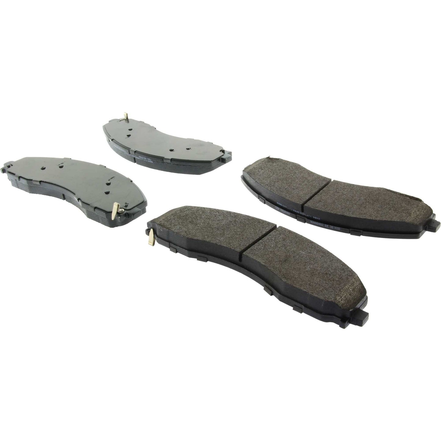 Centric Parts Disc Brake Pad Set with Semi-Metallic Friction for 100% Scorched, 100% Shimmed Heavy Duty Applications 106.20180